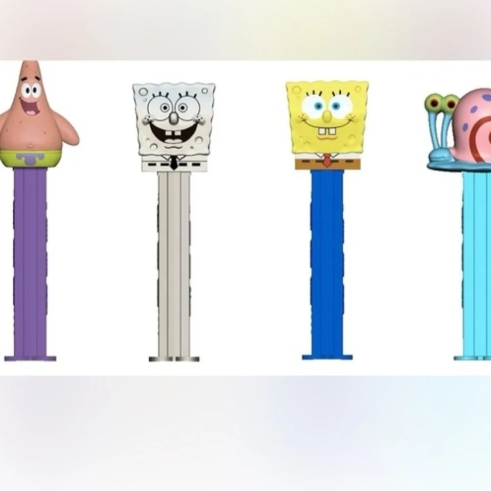 SpongeBob SquarePants PEZ Candy Dispenser Set